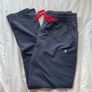 FIGS high waisted yoga gray tall pants